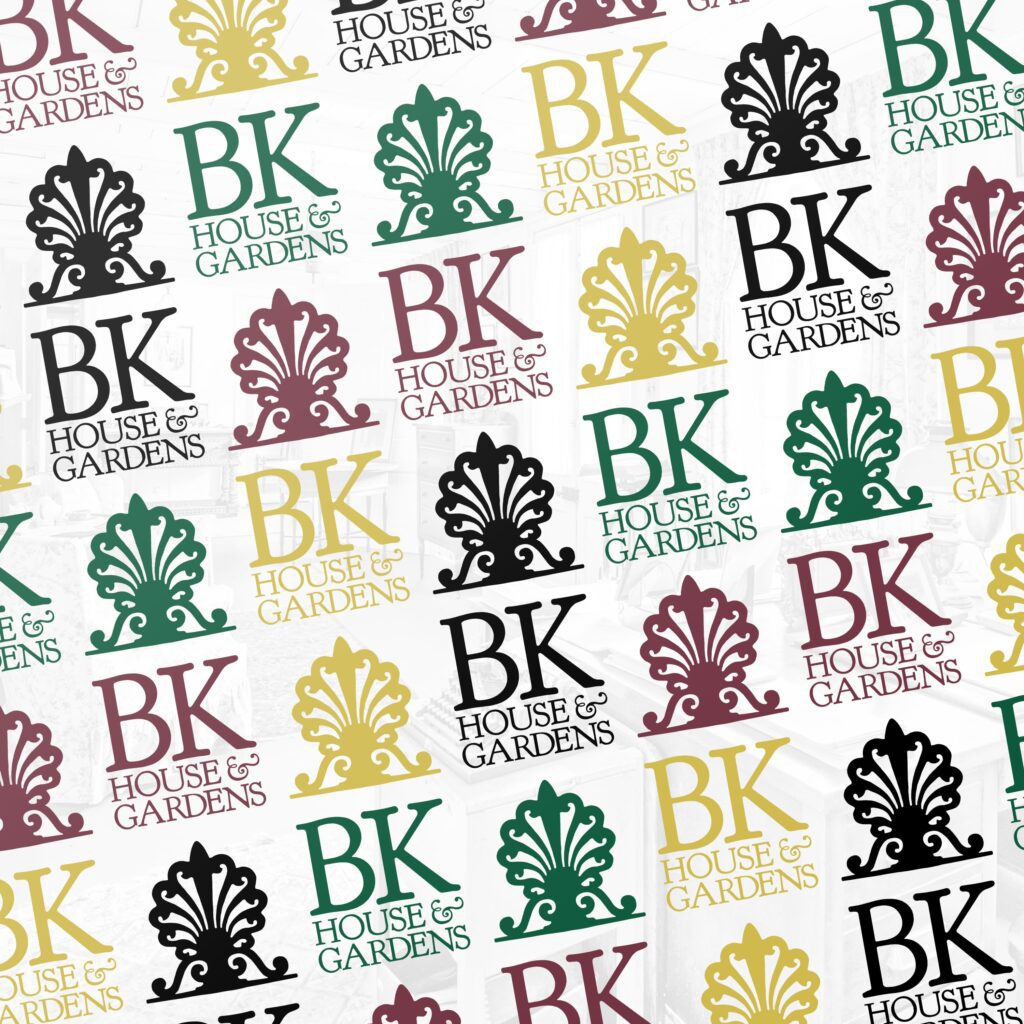 bk house and graden branding icons