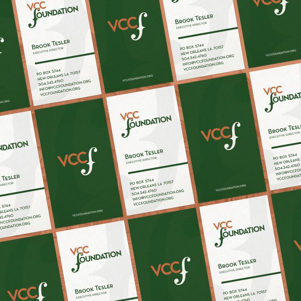 vccf branding business cards