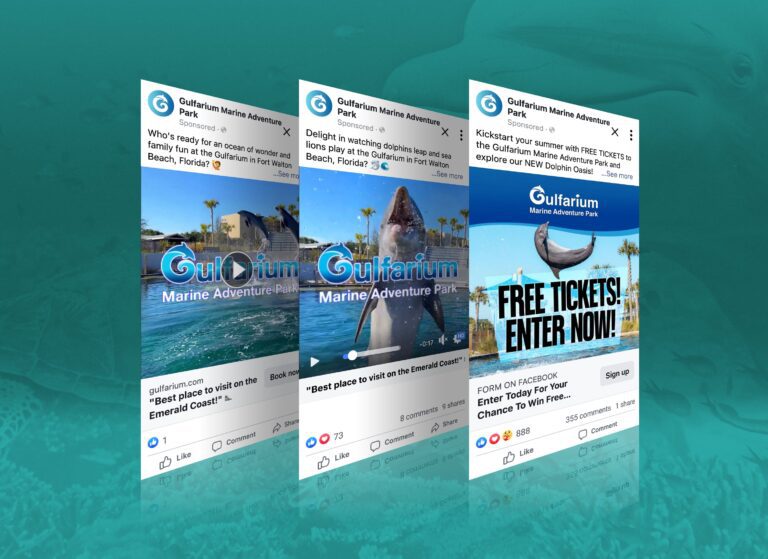 gulfarium marketing social post