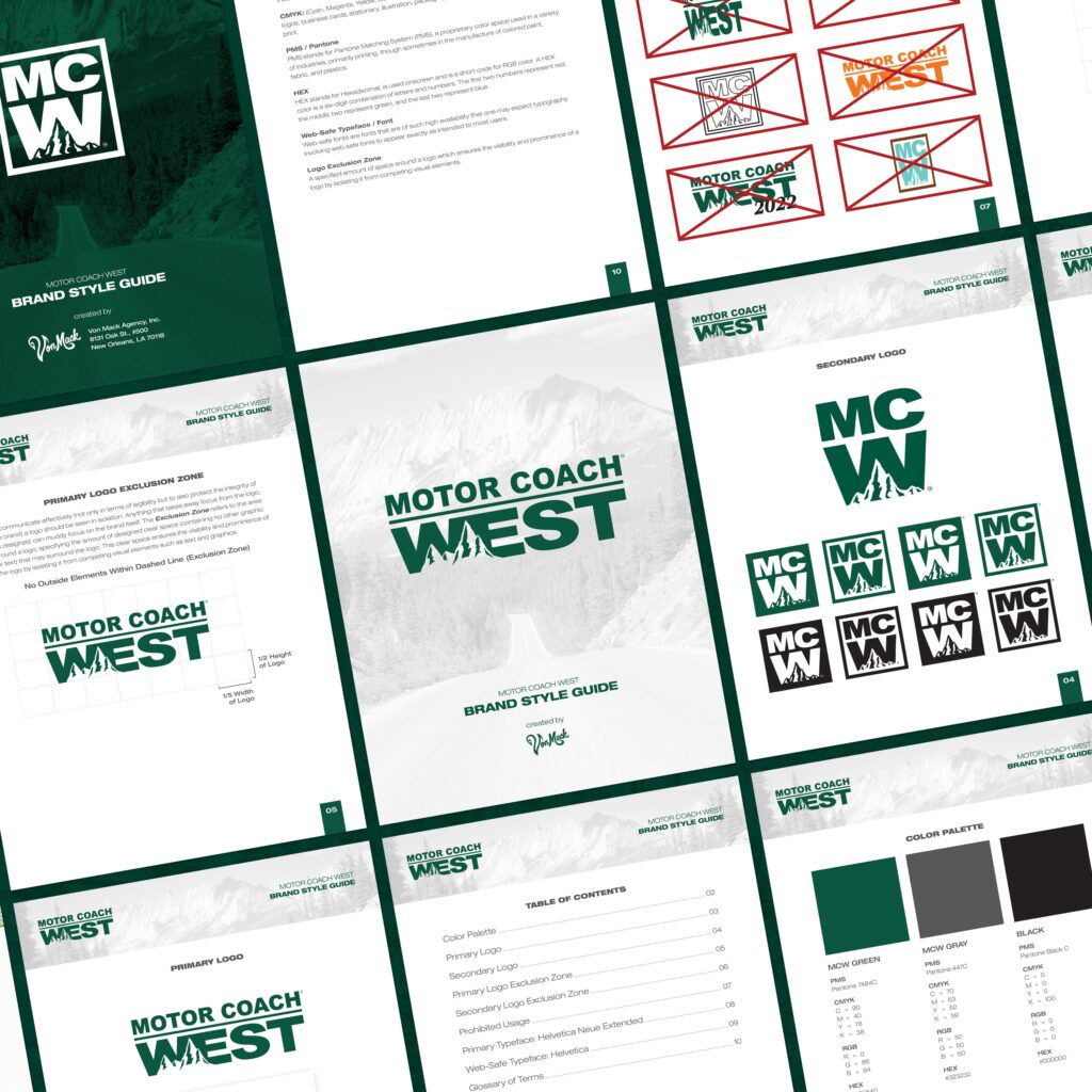 Motor Coach West Branding Style Guide