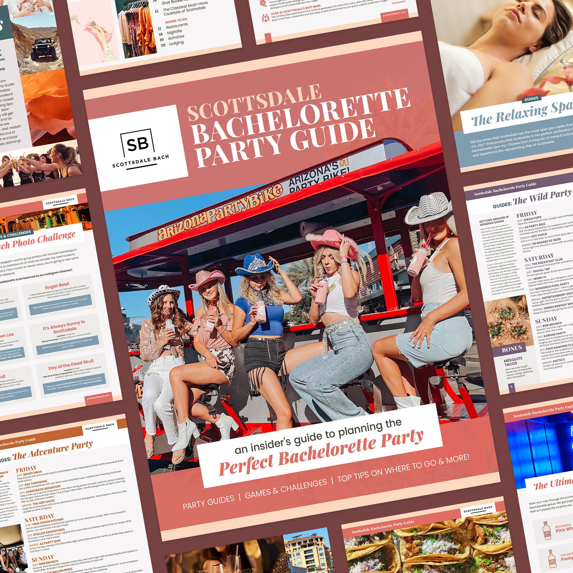 Scottsdale Bach Print Guide cover page design
