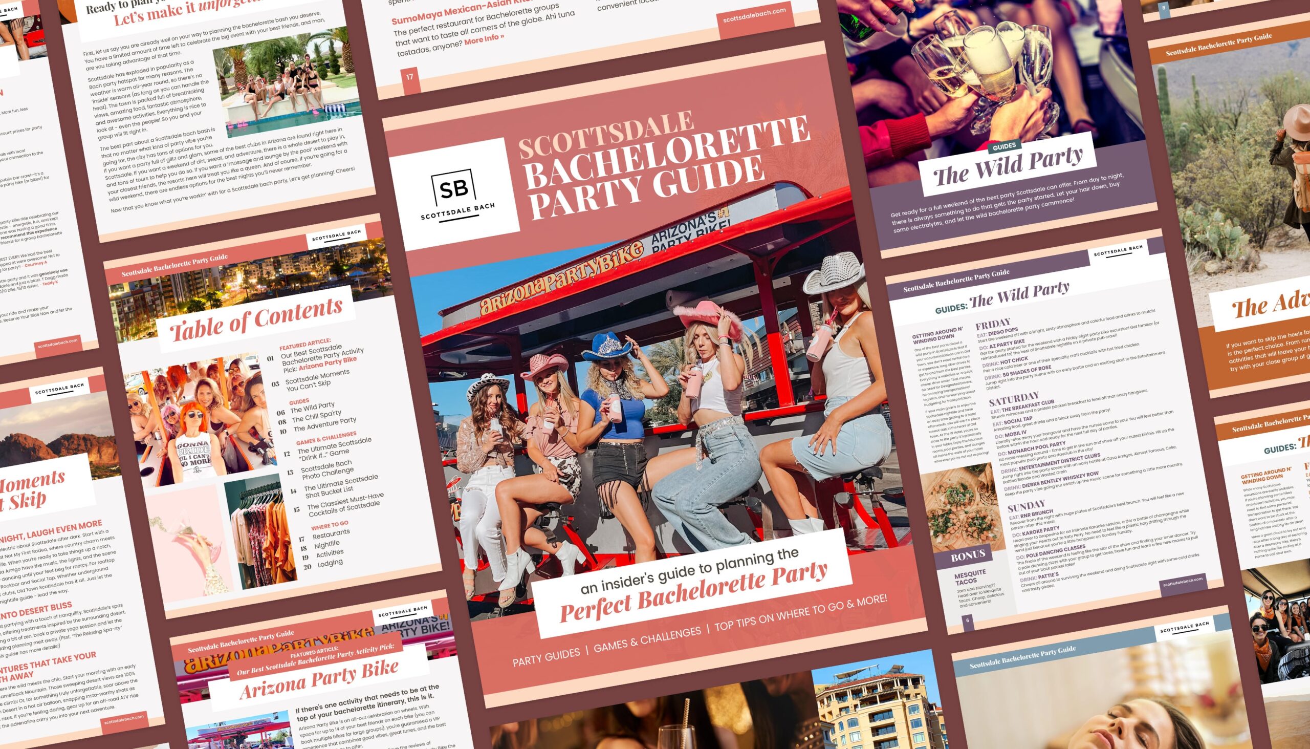 Scottsdale Bach Guide page designs