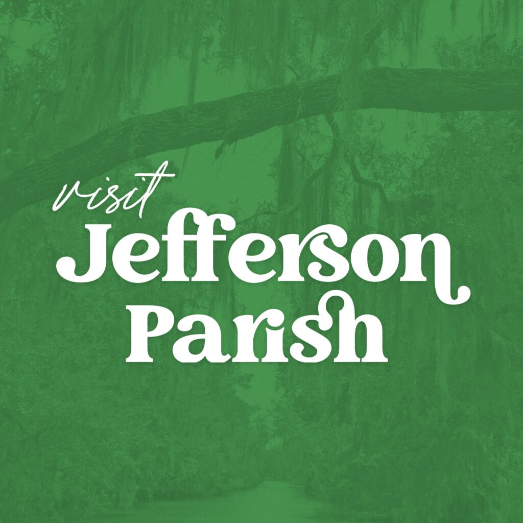 "Visit Jefferson Parish" logo